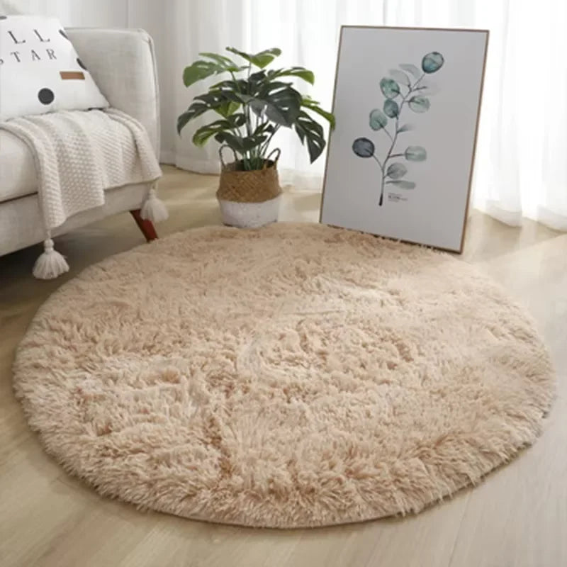Ultra Soft Shaggy Round Rug