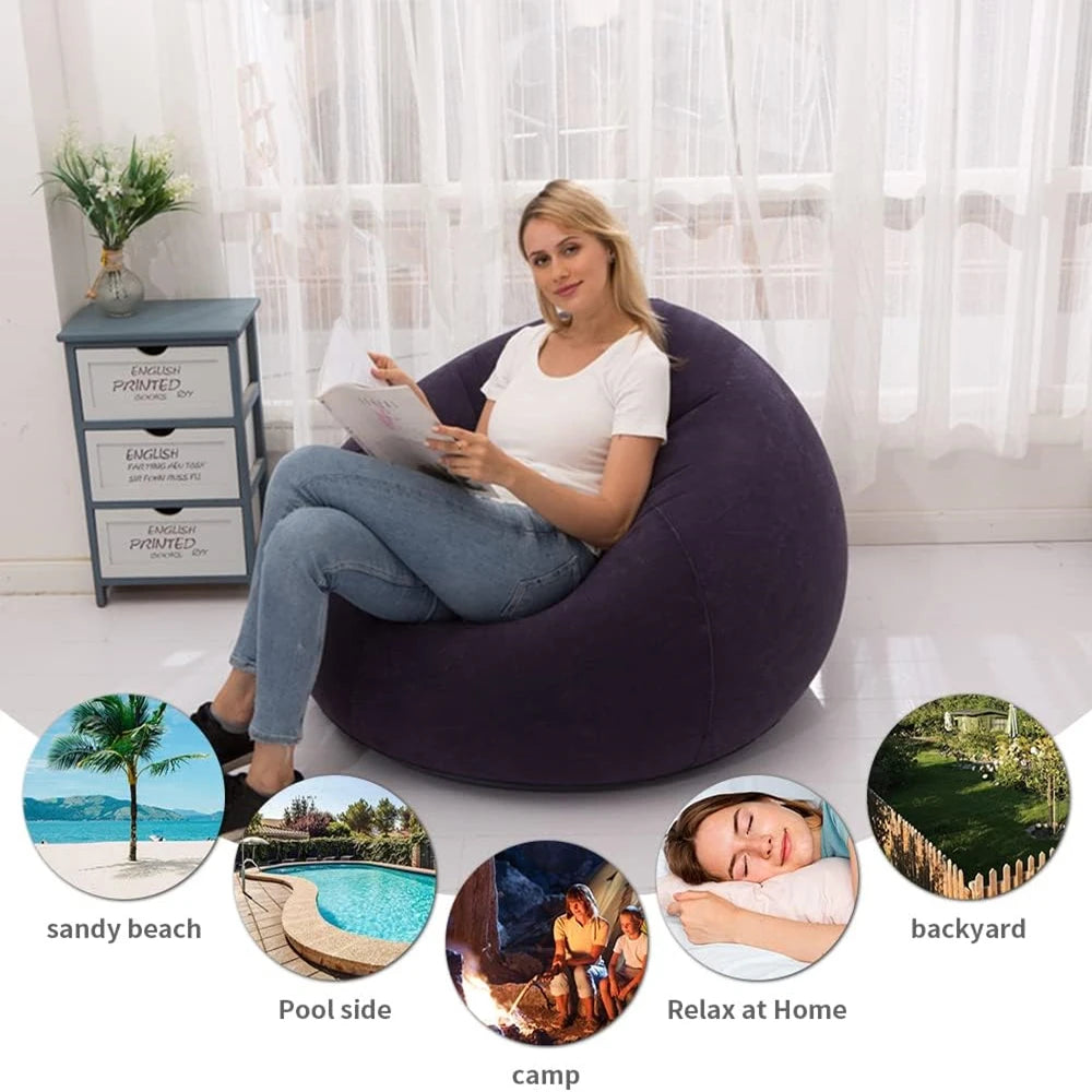 Large Inflatable Lounger Sofa Chair