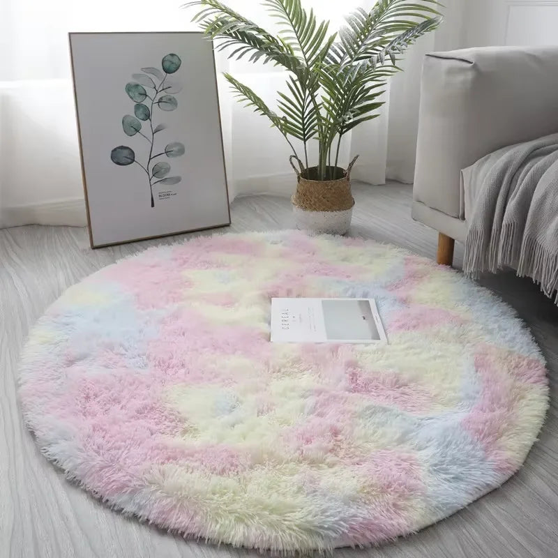 Ultra Soft Shaggy Round Rug