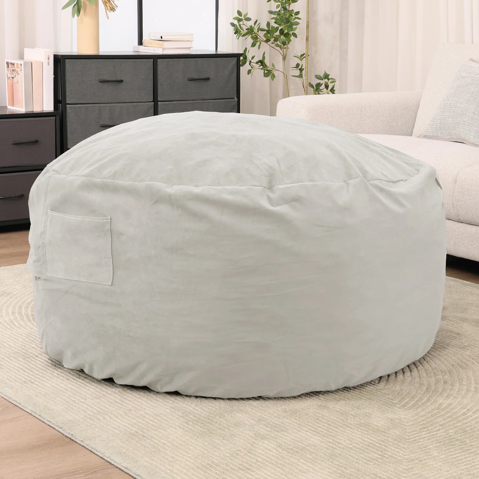 Oversized Foam Bean Bag Chair
