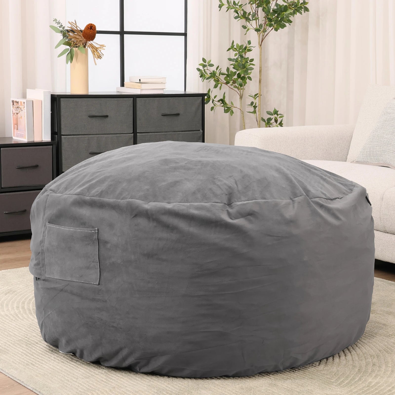 Oversized Foam Bean Bag Chair