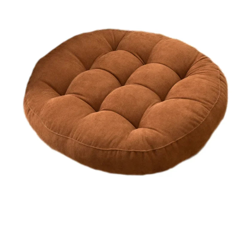 Round Tufted Floor Cushion Pillow