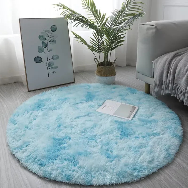 Ultra Soft Shaggy Round Rug